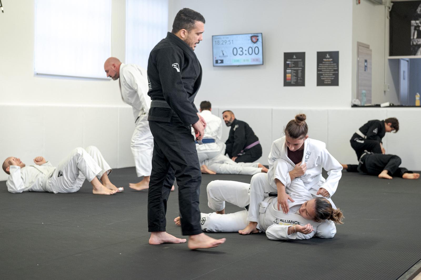 Atleti di Jiu Jitsu principianti